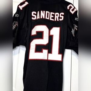 Deion Sanders Atlanta Falcons Reebok Helmet Tag Jersey Men's size 54